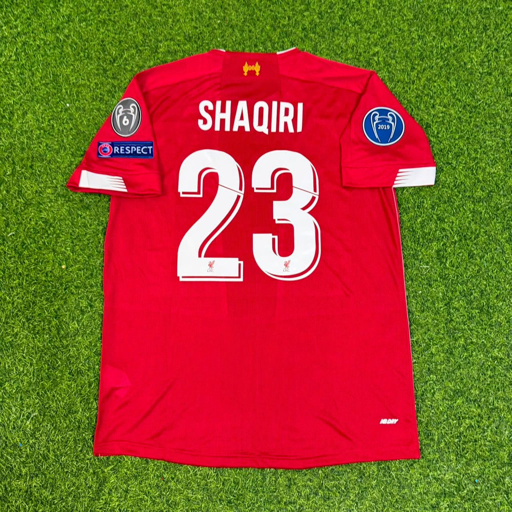 Liverpool 2019 20 Retro Kit Jersey – Xherdan Shaqiri – Back View