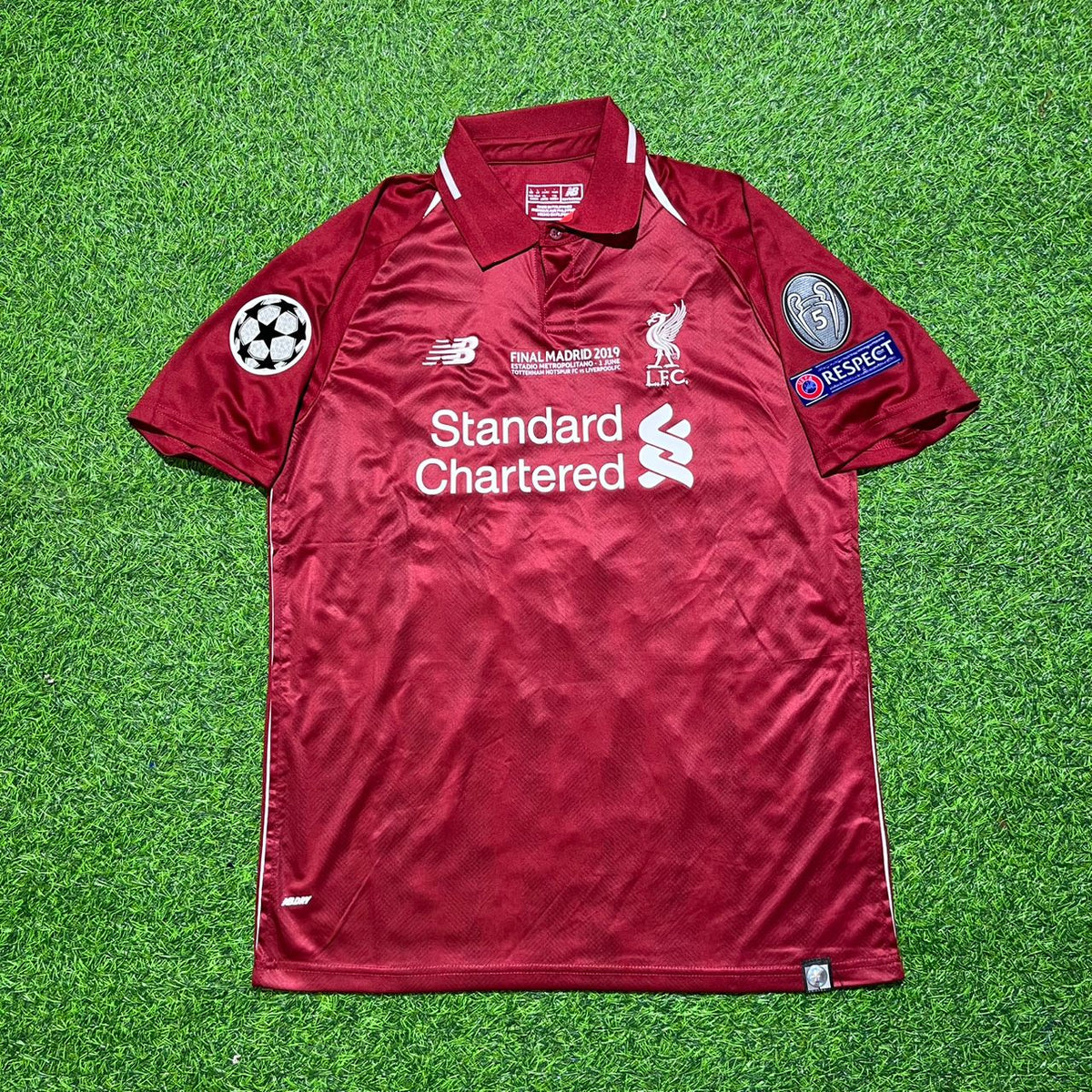 Xherdan Shaqiri Liverpool 2019 CL Final Retro Kit Jersey – Front View