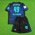 Yan Diomande #49 RB Leipzig New Season Kids Football Jersey – Back View