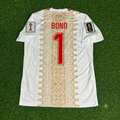 2026 Morocco World Cup Yassine Bounou Away White Football Jersey – Back View