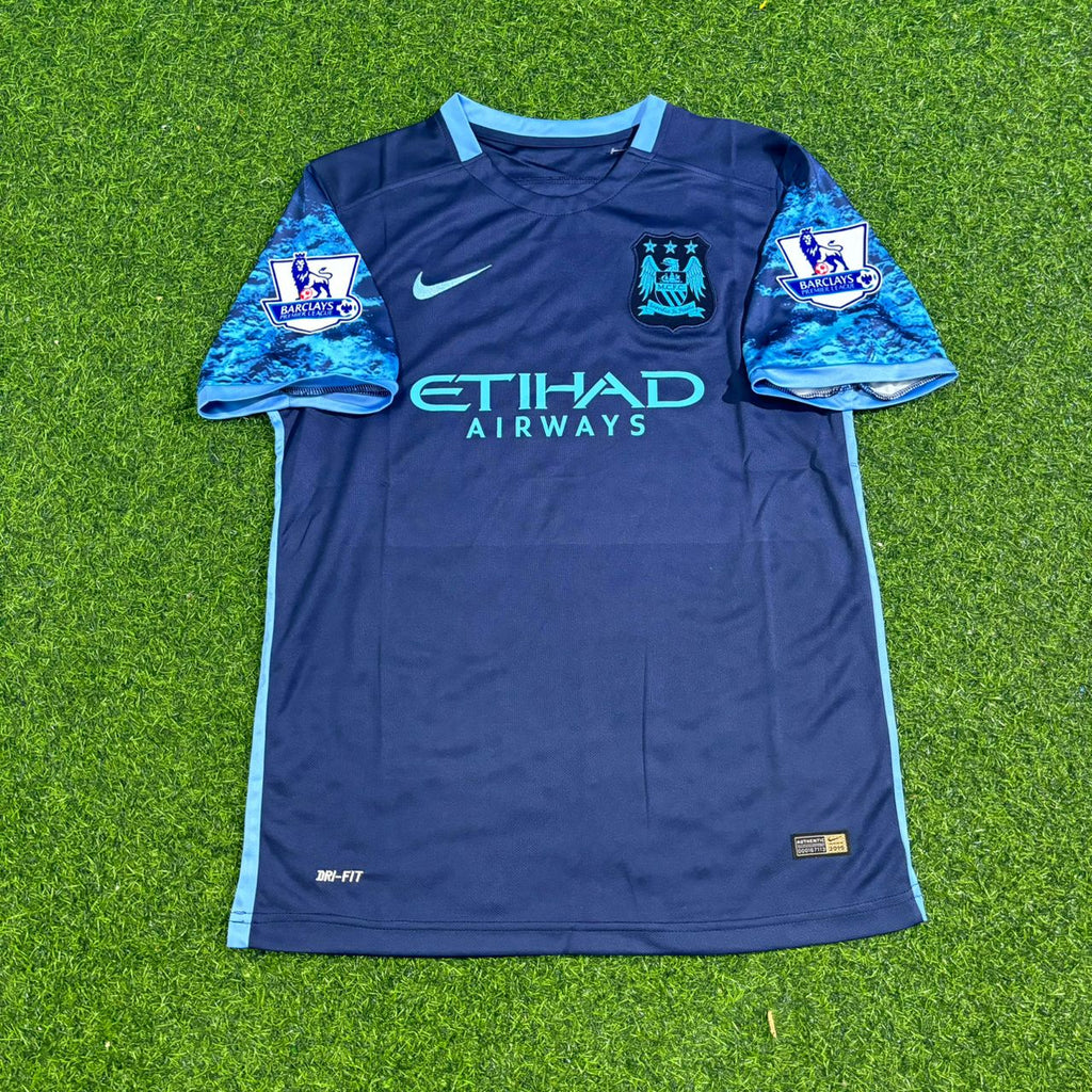 2016 Yaya Touré 42- Manchester City 2017 Season Retro Football Jersey – Front View