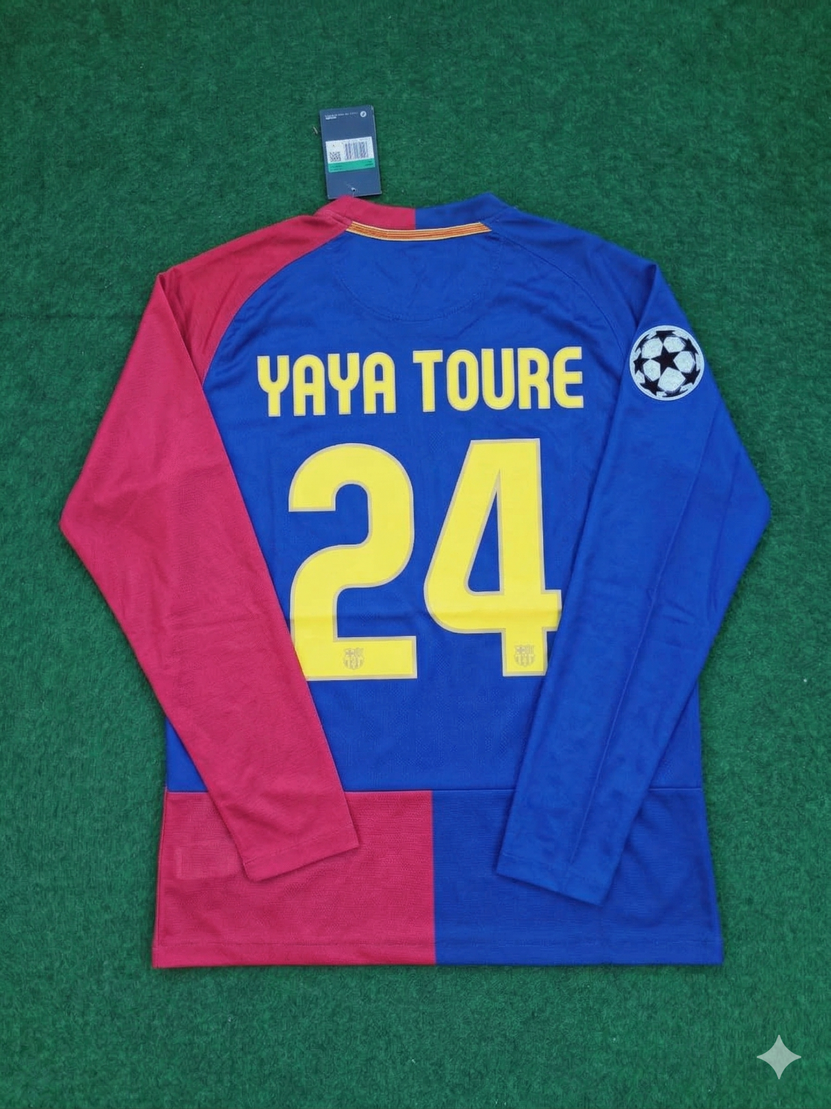 Barcelona 2009 Champions League Final Retro Jersey – Yaya Toure – Back View