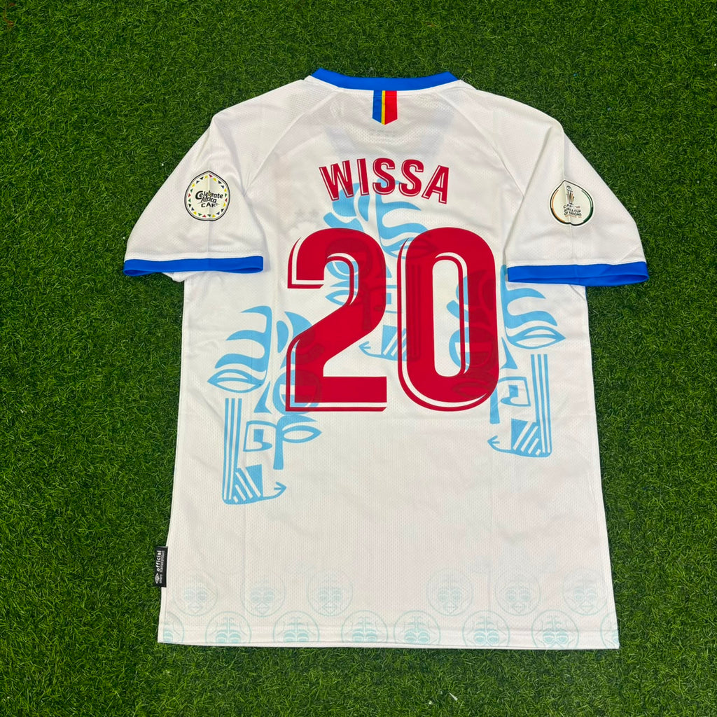 Yoane Wissa Democratic Republic of the Congo World Cup 2026 Away Football Jersey Shirt – Back View