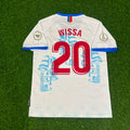 Yoane Wissa Democratic Republic of the Congo World Cup 2026 Away Football Jersey Shirt – Back View