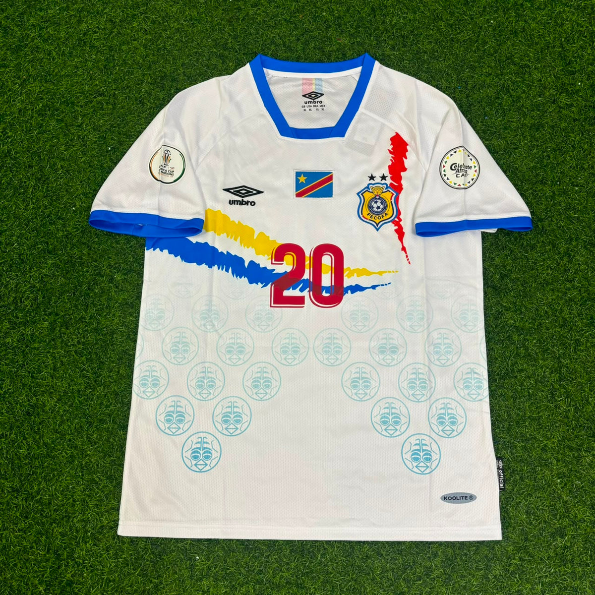 Yoane Wissa Democratic Republic of the Congo World Cup 2026 Away Football Jersey Shirt – Front View