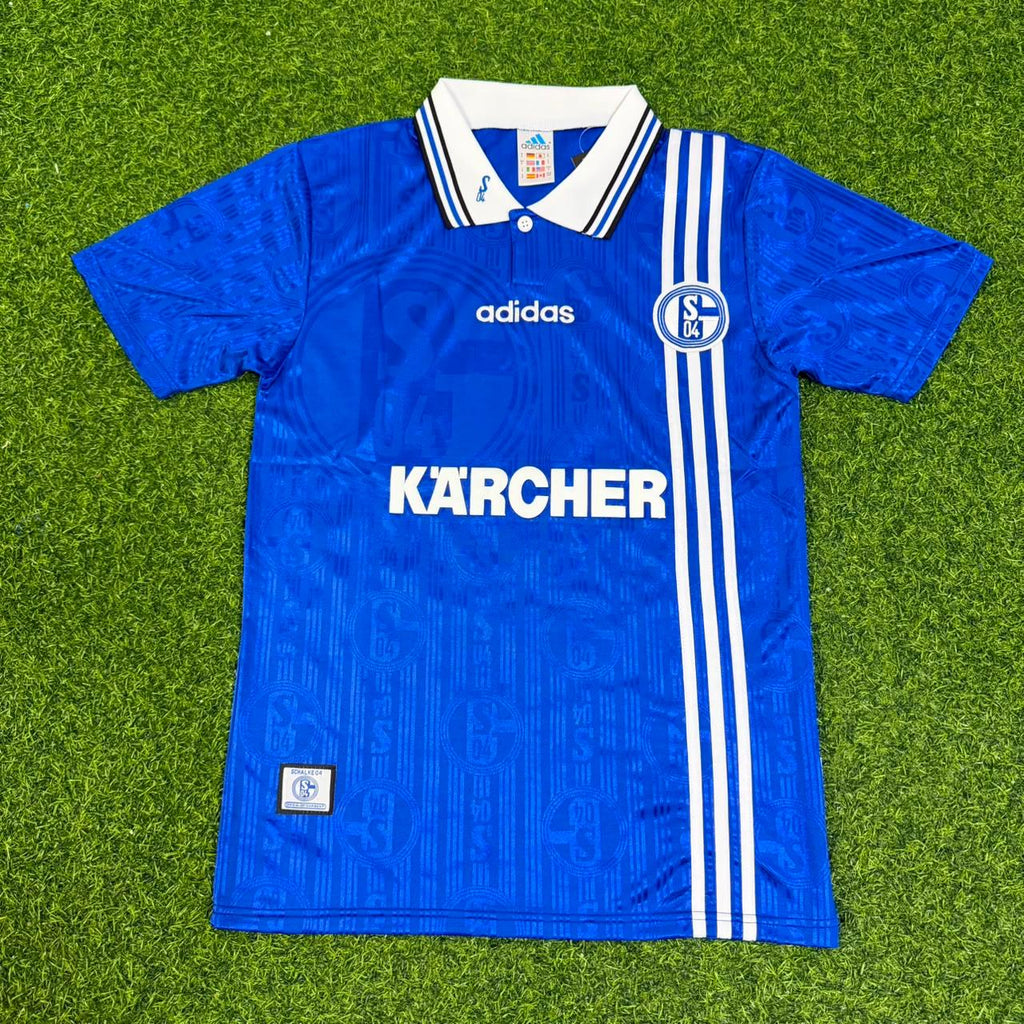 Schalke 04 1996/97 Heim Retro – Youri Mulder – Front View