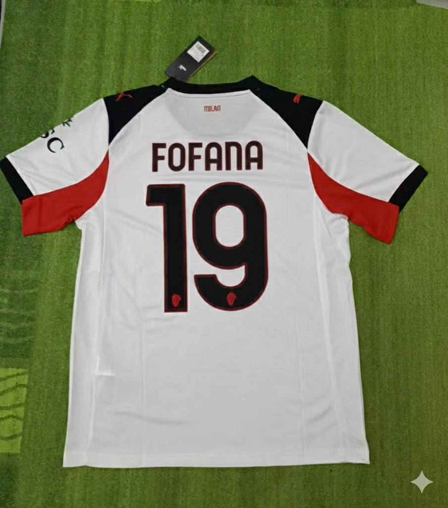 Youssouf Fofana Ac Milan Football Jersey – Back View
