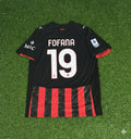 Ac Milan New Season Jersey – Youssouf Fofana – Back View