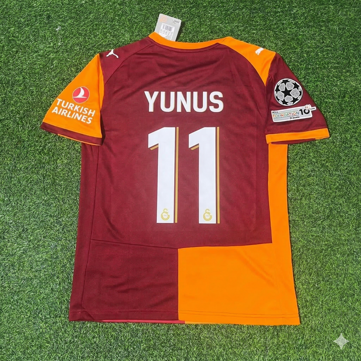 Galatasaray 2025/2026 New Season Football Jersey – Yunus Akgun – Back View