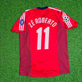Bayern München 2002/2003 Season Home Red Retro Jersey – Ze Roberto – Back View