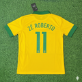 Ze Roberto Brazil Retro Football Jersey – Back View