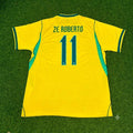 Ze Roberto Brazil Commemorative Special Retro Football Jersey – Back View