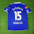 Ze Roberto Schalke 04 2011 2012 Retro Uefa Patch Football Jersey – Back View