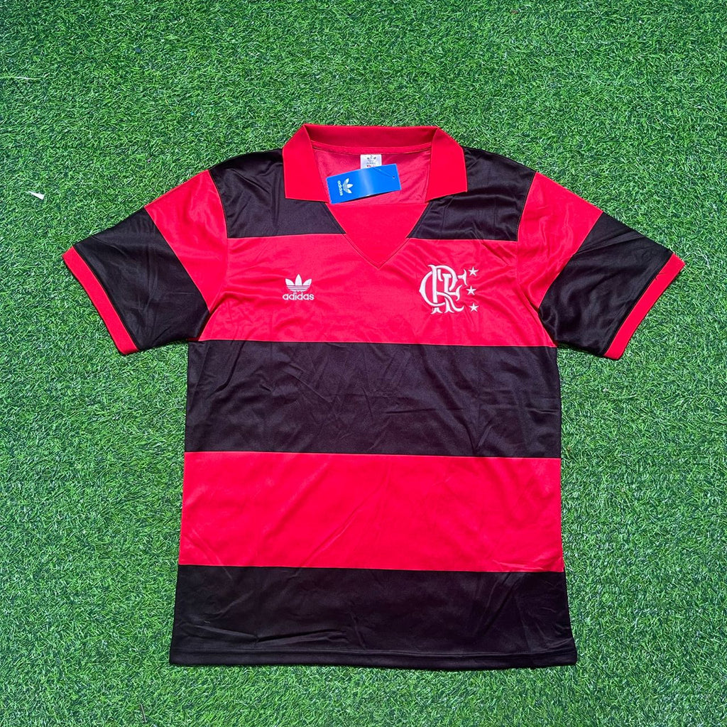 Zico Flamengo Retro Brazil Season Retro Football Jersey – Front View