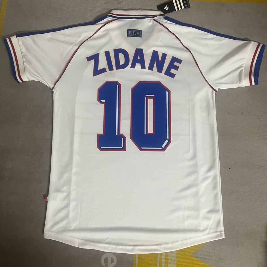 Zinedine Zidane France 1998 World Cup Retro Jersey – 10