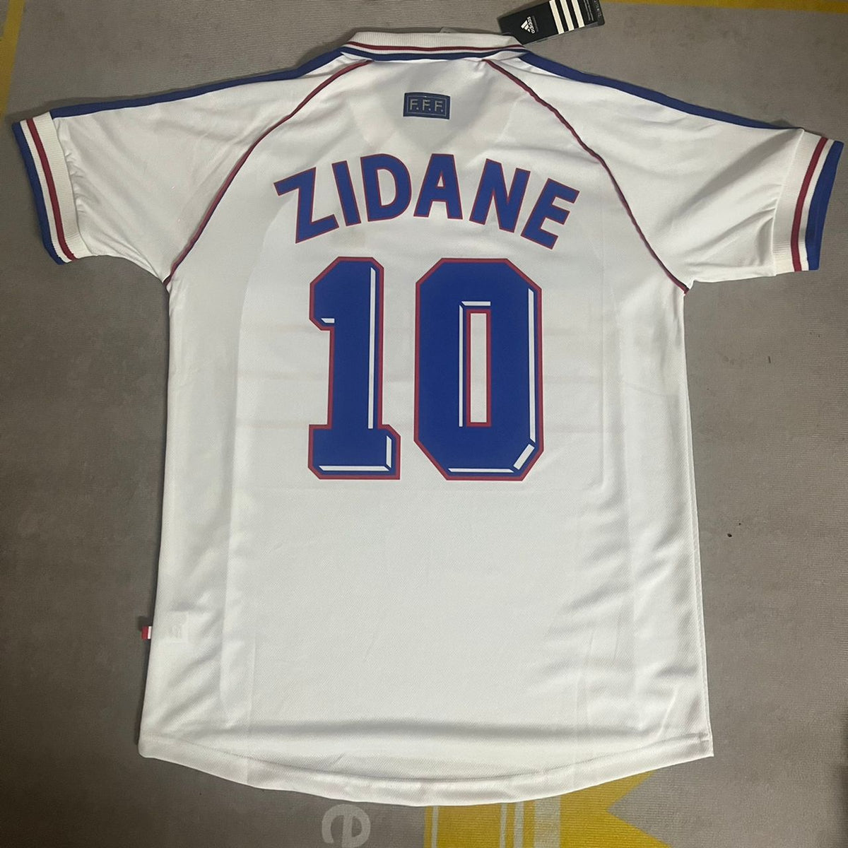 Zinedine Zidane France 1998 World Cup Retro Jersey – 10