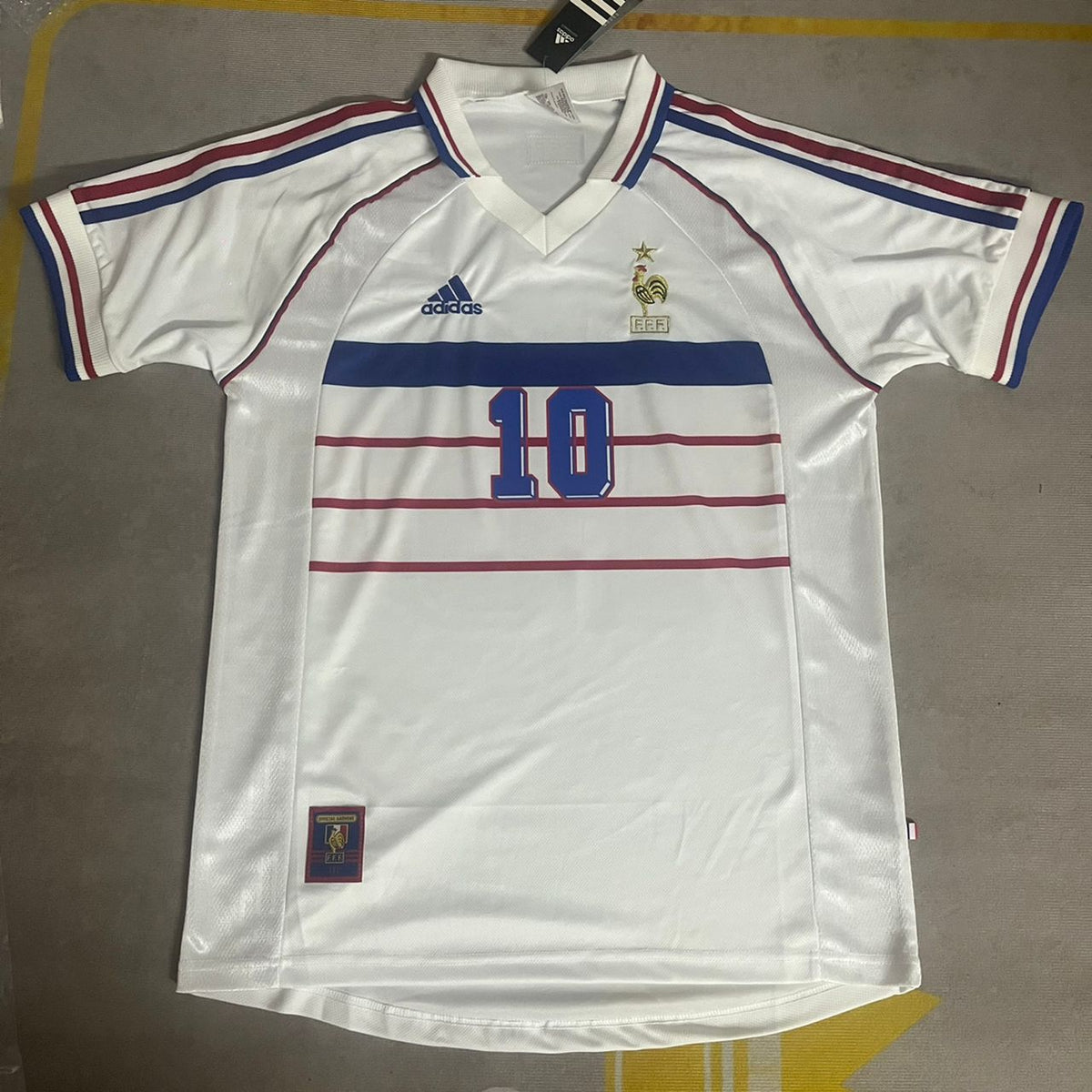 Zinedine Zidane France 1998 World Cup Retro Jersey – 9