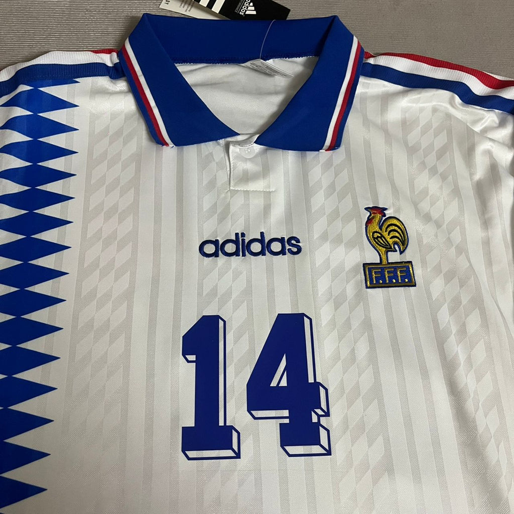 Zinedine Zidane France 1994 USA World Cup Retro Jersey – 4
