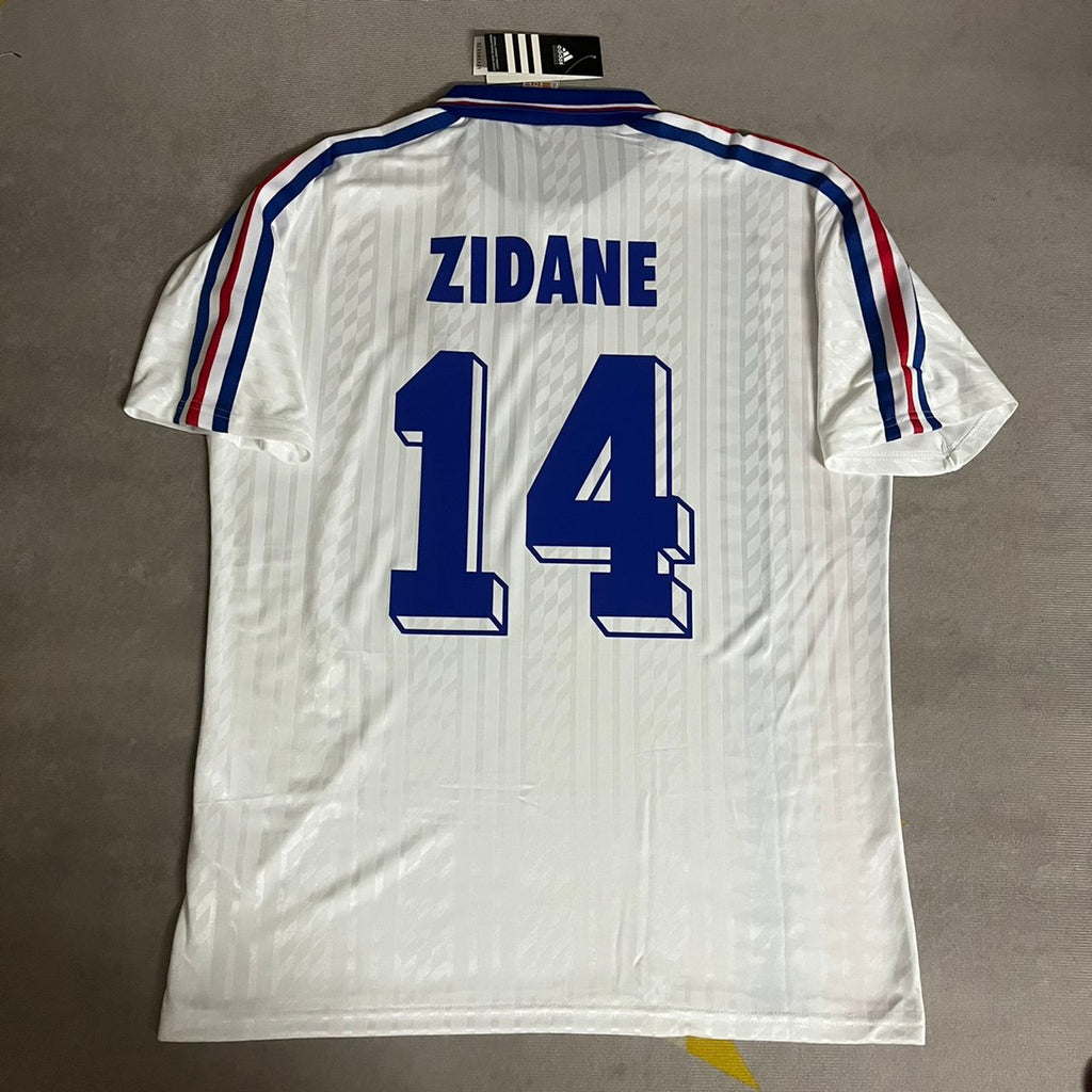 Zinedine Zidane France 1994 USA World Cup Retro Jersey – 5