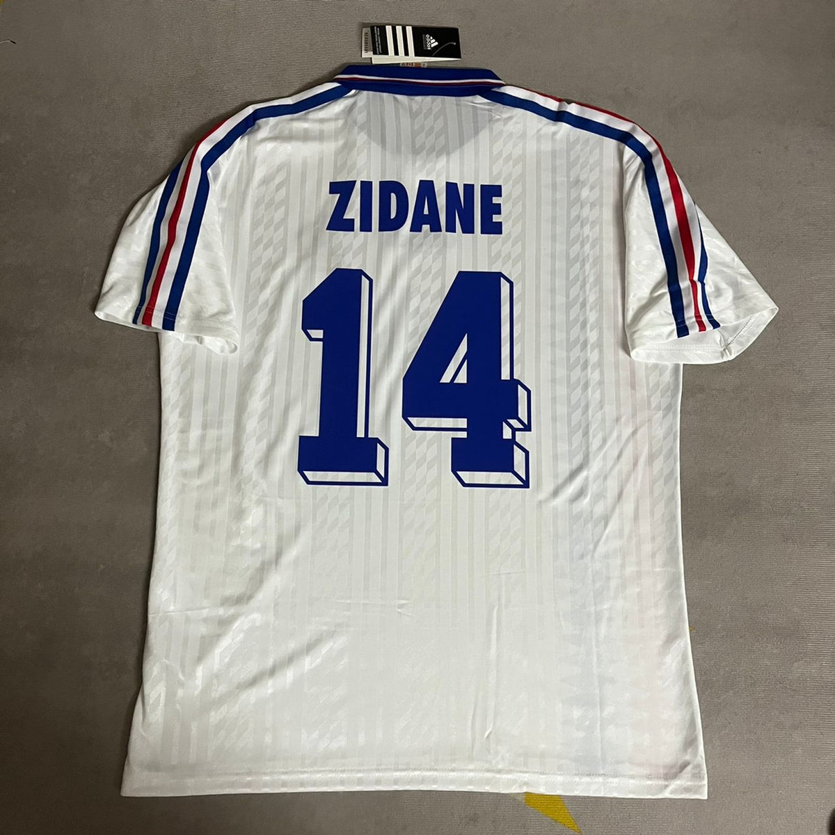Zinedine Zidane France 1994 USA World Cup Retro Jersey – 5