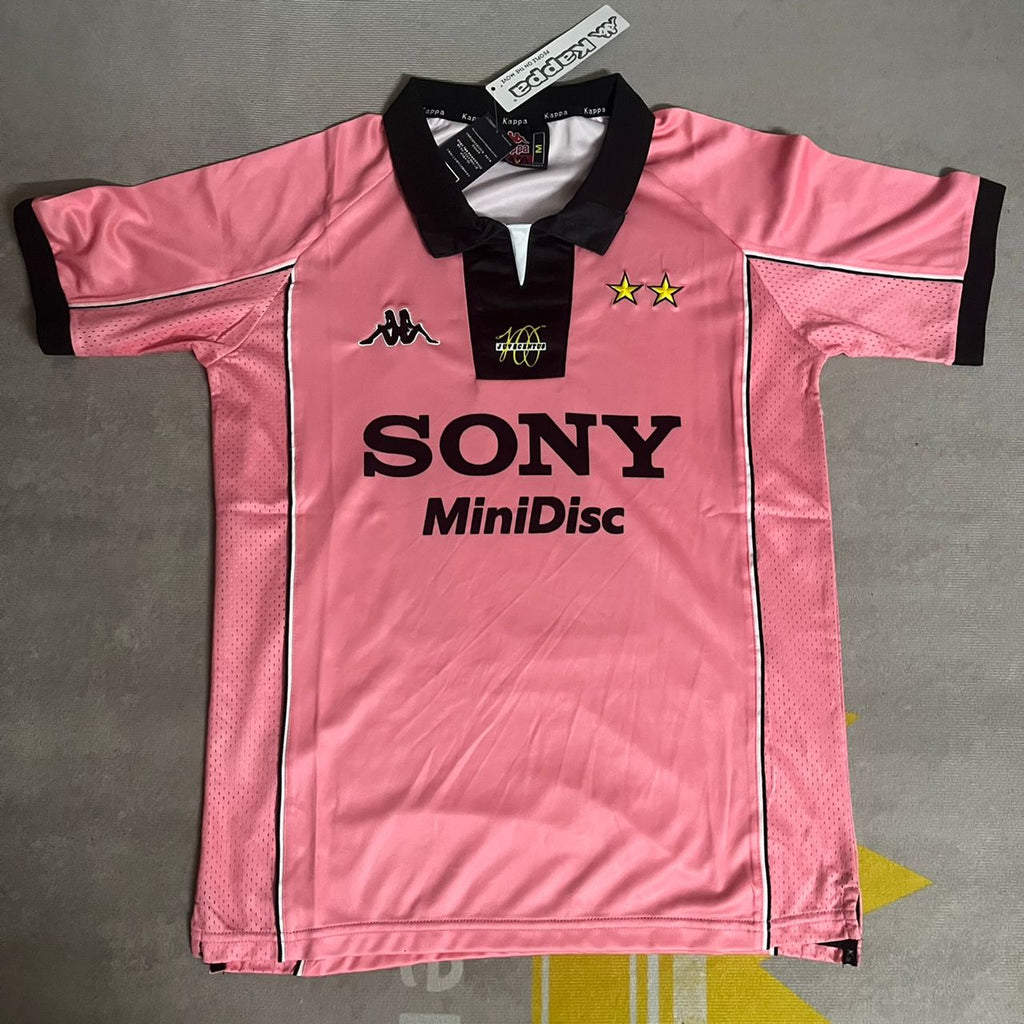 Zinedine Zidane – Juventus 1996/98 Retro Pink Kit Jersey – | | – 7