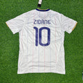 Zinedine Zidane France EURO 2004 Retro Football Jersey – Back View
