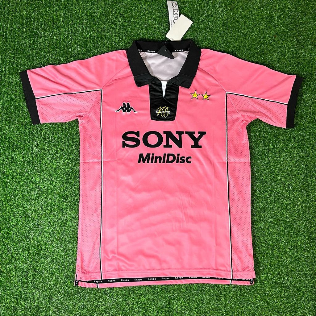 Zinedine Zidane – Juventus 1996/98 Retro Pink Kit Jersey – | | – 4