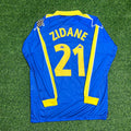1997 Zinedine Zidane Juventus 1998 Long Sleeve Retro Football Jersey – Back View