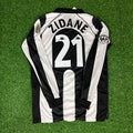 Zinedine Zidane 21 - Juventus Home 1997/98 Retro Kit Jersey – Back View