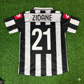 2001 Zinedine Zidane Juventus 2002 Season Retro Football Jersey – Back View