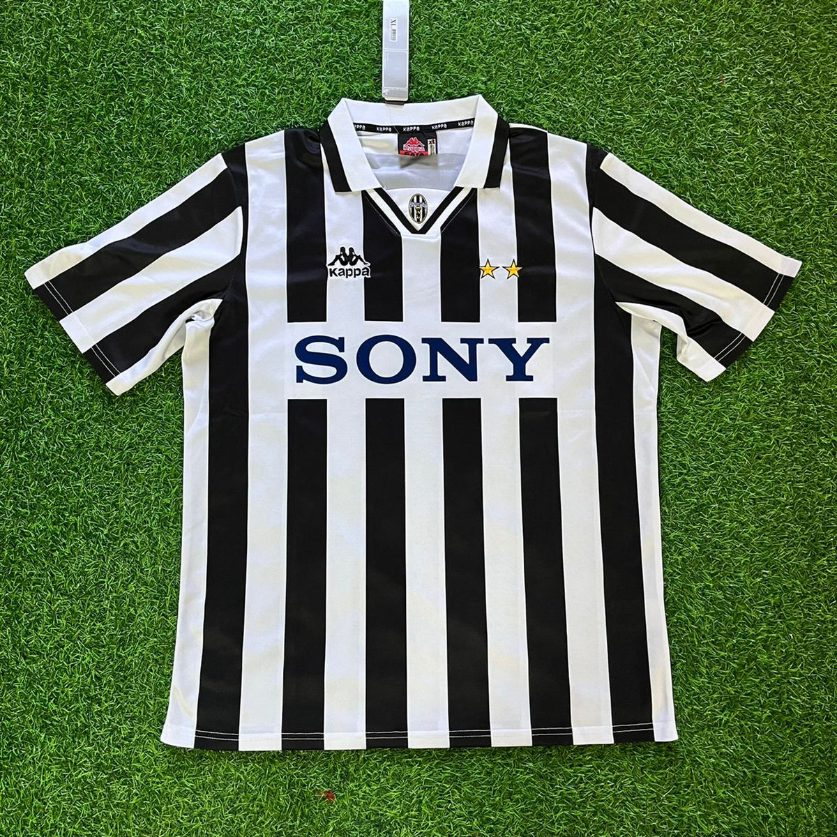 Zinedine Zidane Zizou Juventus Retro Football Jersey – Front View