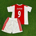 Ajax White Kids Retro Football Jersey – Zlatan Ibrahimović – Back View
