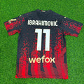 Zlatan Ibrahimovic Ac Milan 2022/2023 Season Third Retro Jersey – Back View