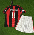 Zlatan Ibrahimovic AC Milan Retro Kids Football Jersey – Back View