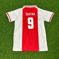 Zlatan Ibrahimović Ajax 2000s White Retro Football Jersey – Back View