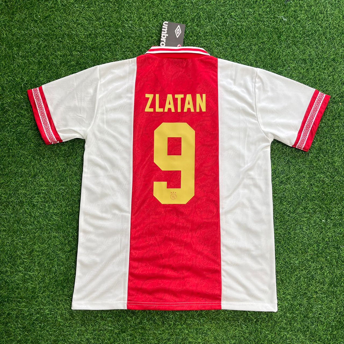 Zlatan Ibrahimović Ajax Retro Football Jersey – Back View