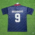 Zlatan Ibrahimovic #9 Ajax Away Retro Football Jersey – Back View