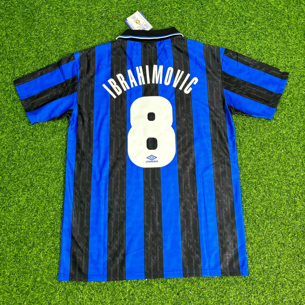 Zlatan Ibrahimović Inter Home Retro Football Jersey – Back View