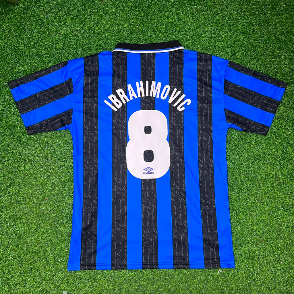 Zlatan Ibrahimović Inter Retro Kit Jersey – Back View