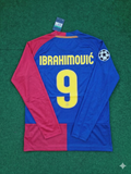 Barcelona 2009 Champions League Final Retro Jersey – Zlatan Ibrahimovic – Back View