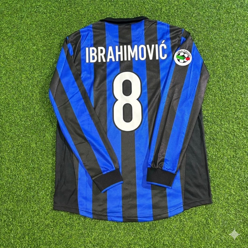 Zlatan Ibrahimovic - Inter Retro Football Jersey – Back View