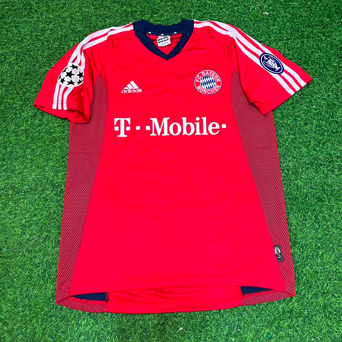 Bayern München 2002/2003 Season Home Red Retro Jersey – Zvjezdan Misimovic – Front View